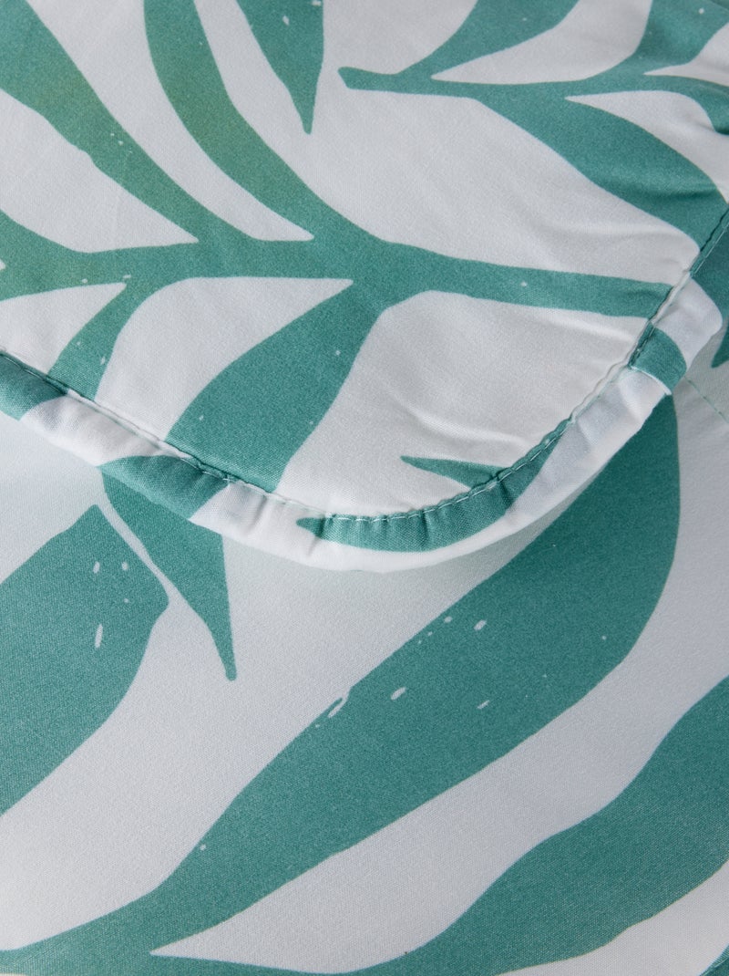 Dekbed met print GROEN - Kiabi