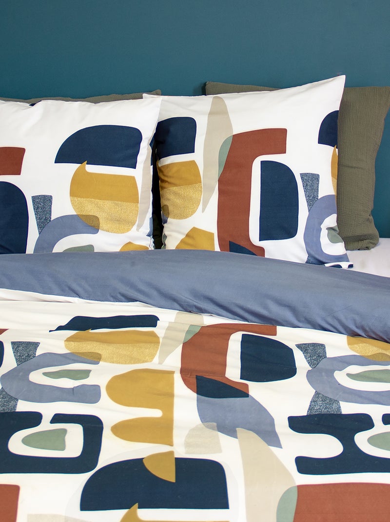 Dekbedovertrek - 240 x 200 - 2-persoons Blauw - Kiabi