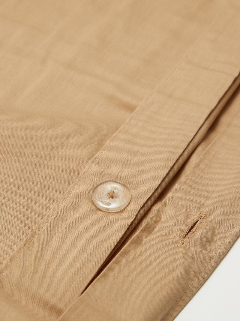 Dekbedovertrek (140 x 200cm) - Kiabi Home BIEGE - Kiabi