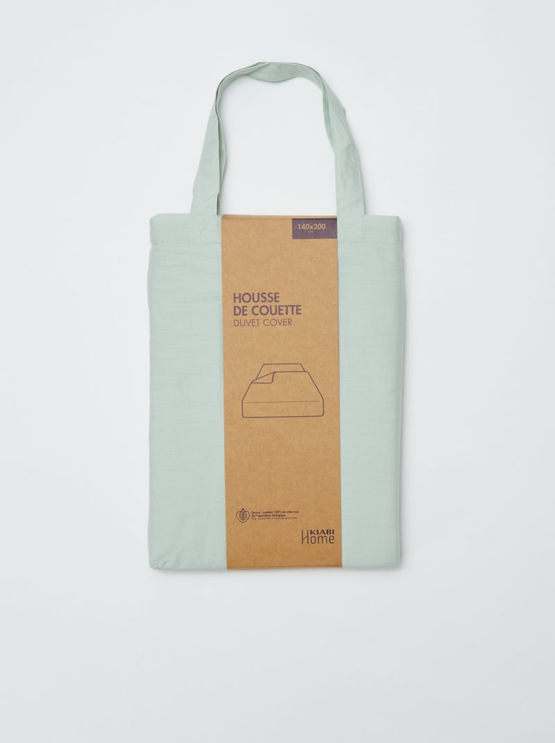Dekbedovertrek (140 x 200cm) - Kiabi Home blauw - Kiabi