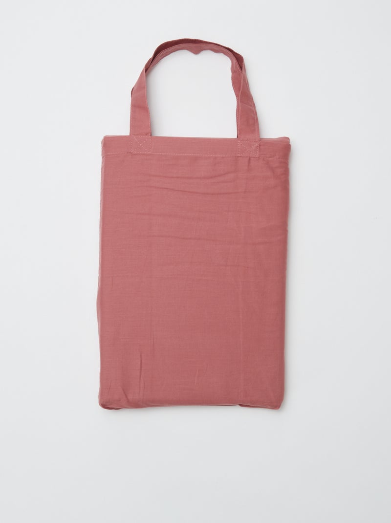 Dekbedovertrek (140 x 200cm) - Kiabi Home ROSE - Kiabi