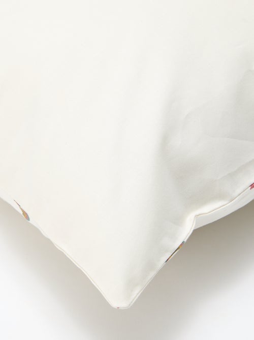 Dekbedovertrek (140 x 200cm) + kussensloop - 2-delige set - Kiabi