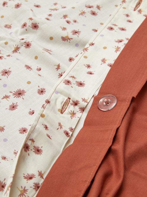 Dekbedovertrek (140 x 200cm) + kussensloop - 2-delige set - Kiabi Dekbedovertrek (140 x 200cm) + kussensloop - 2-delige set - Kiabi