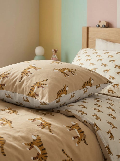 Dekbedovertrek (140 x 200cm) + kussensloop - 2-delige set - Kiabi