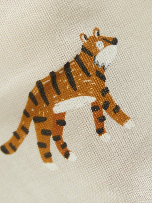 Dekbedovertrek (140 x 200cm) + kussensloop - 2-delige set - Kiabi