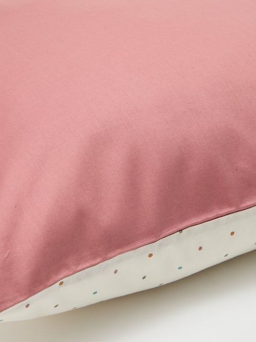 Dekbedovertrek (140 x 200cm) + kussensloop - 2-delige set - Kiabi