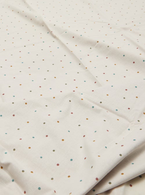 Dekbedovertrek (140 x 200cm) + kussensloop - 2-delige set - Kiabi