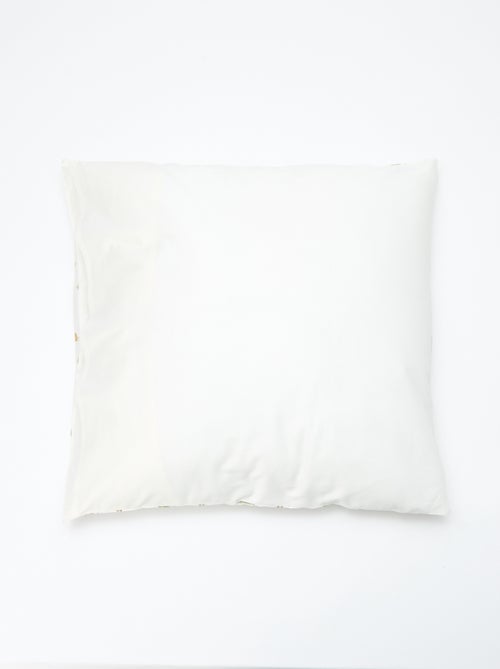 Dekbedovertrek (140 x 200cm) + kussensloop - 2-delige set - Kiabi