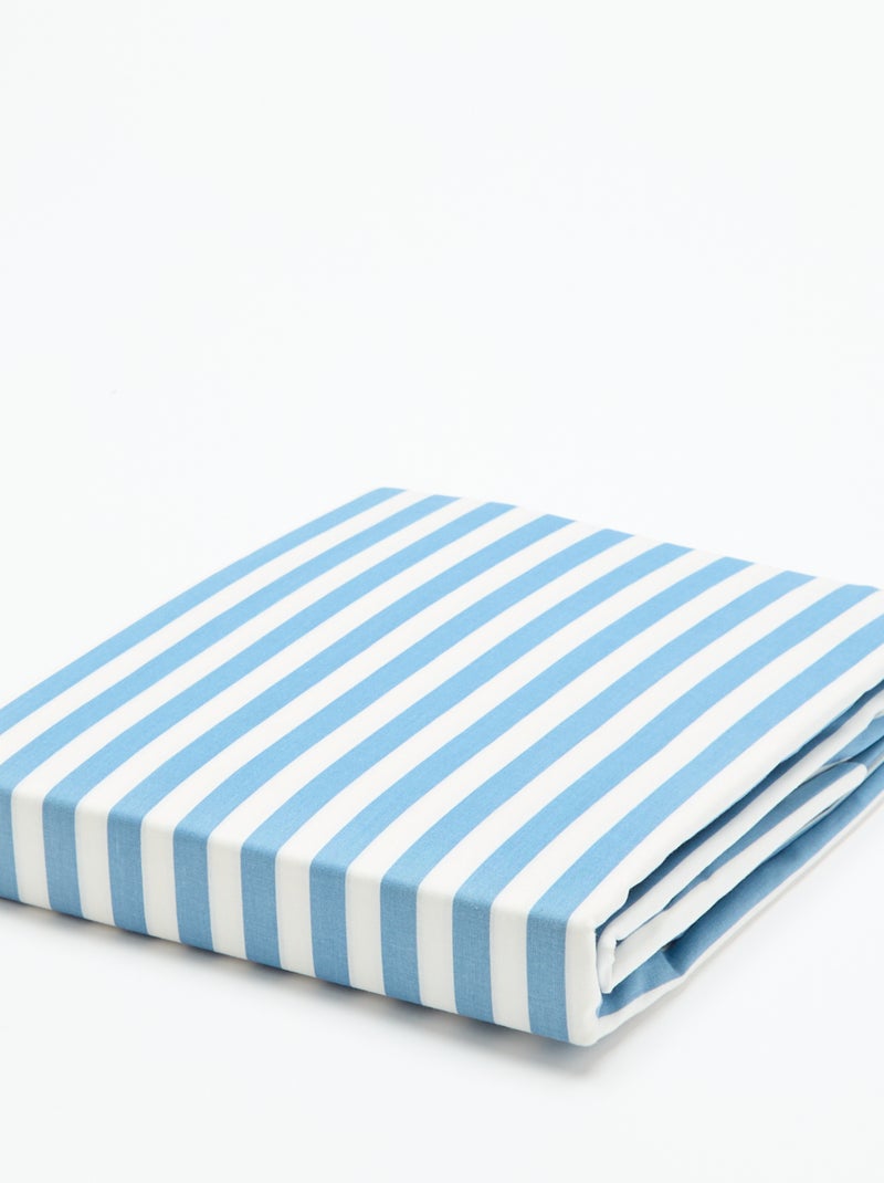Dekbedovertrek (140 x 200cm) + kussensloop - 2-delige set Blauw - Kiabi