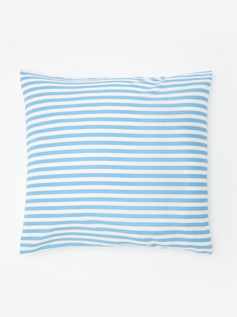 Dekbedovertrek (140 x 200cm) + kussensloop - 2-delige set Blauw - Kiabi