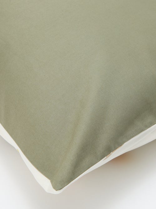 Dekbedovertrek (140 x 200cm) + kussensloop - 2-delige set - Kiabi