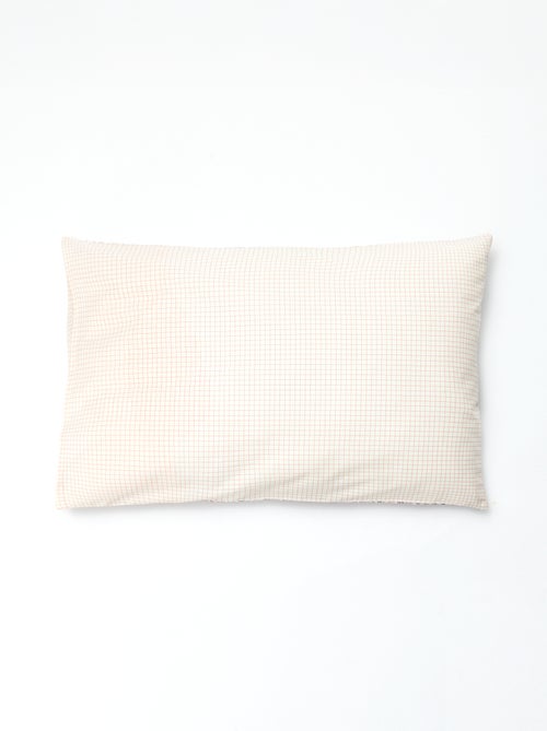 Dekbedovertrek (140 x 200cm) + kussensloop - 2-delige set - Kiabi