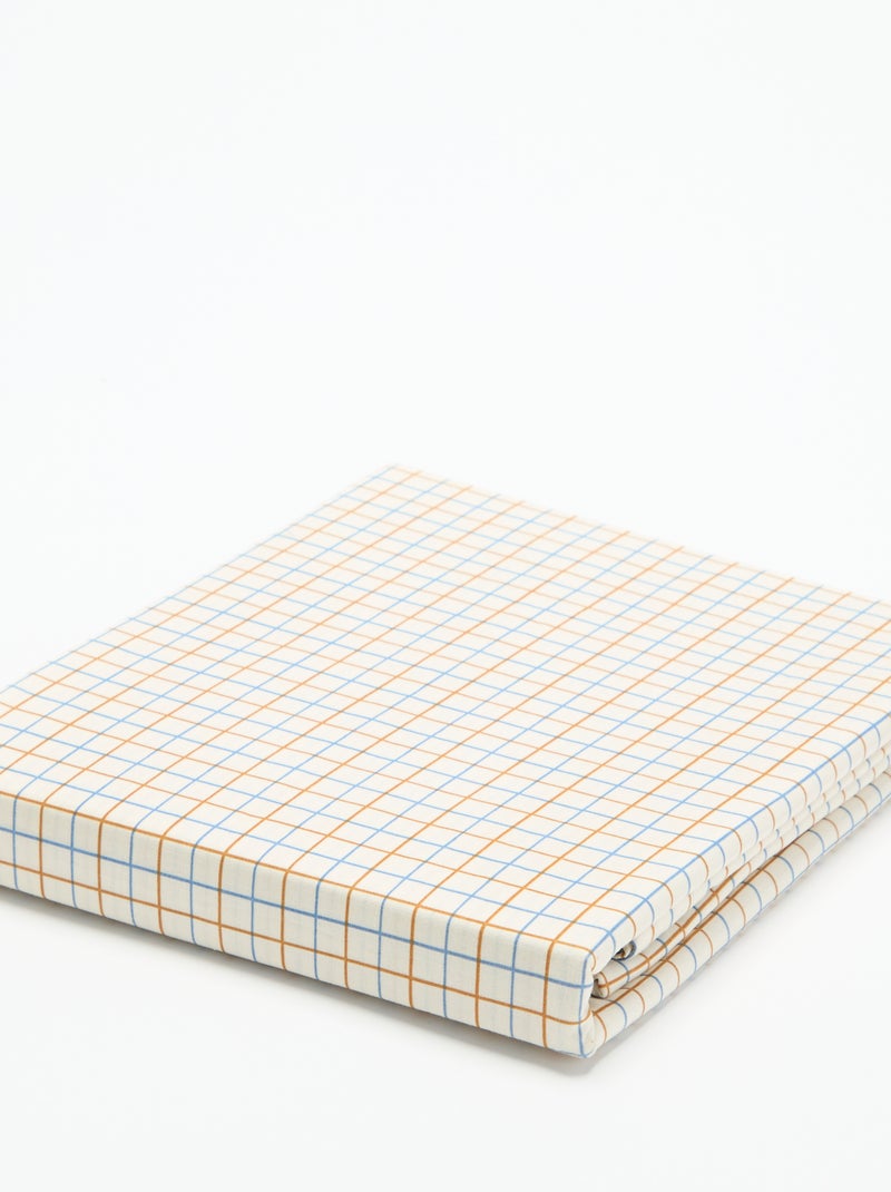 Dekbedovertrek (140 x 200cm) + kussensloop - 2-delige set Wit - Kiabi