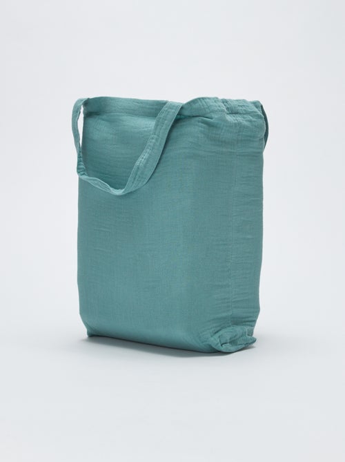 Dekbedovertrek 2 personen (240 x 220cm) van katoenen mousseline - Kiabi Home - Kiabi