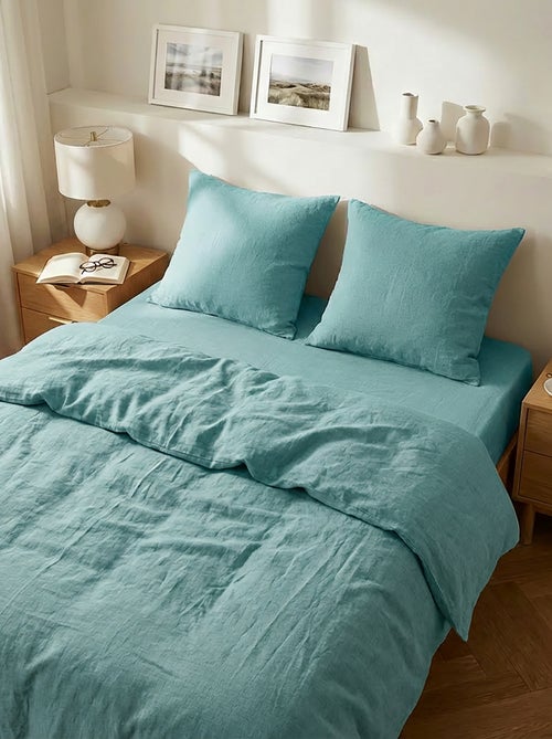 Dekbedovertrek 2 personen (240 x 220cm) van katoenen mousseline - Kiabi Home - Kiabi