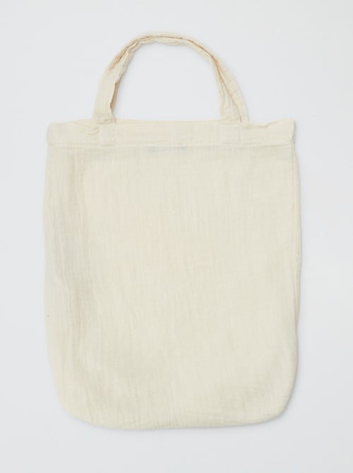 Dekbedovertrek 2 personen (240 x 220cm) van katoengaas - Kiabi Home - Kiabi