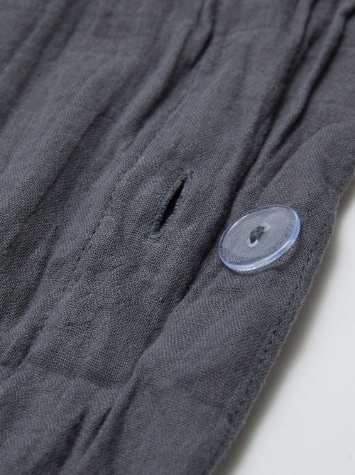 Dekbedovertrek 2 personen (240 x 220cm) van katoengaas - Kiabi Home - Kiabi Dekbedovertrek 2 personen (240 x 220cm) van katoengaas - Kiabi Home - Kiabi