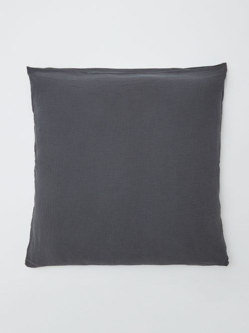 Dekbedovertrek 2 personen (240 x 220cm) van katoengaas - Kiabi Home - Kiabi Dekbedovertrek 2 personen (240 x 220cm) van katoengaas - Kiabi Home - Kiabi