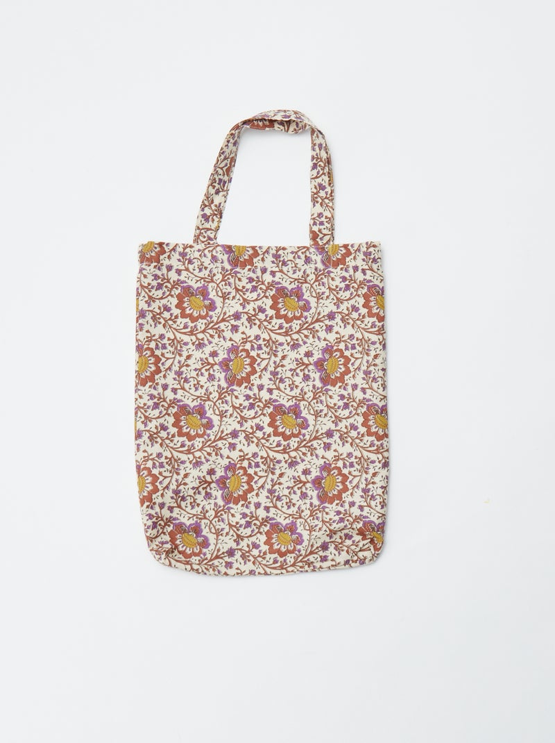 Dekbedovertrek 2-persoons (240 x 220cm) van katoen - Kiabi Home BIEGE - Kiabi