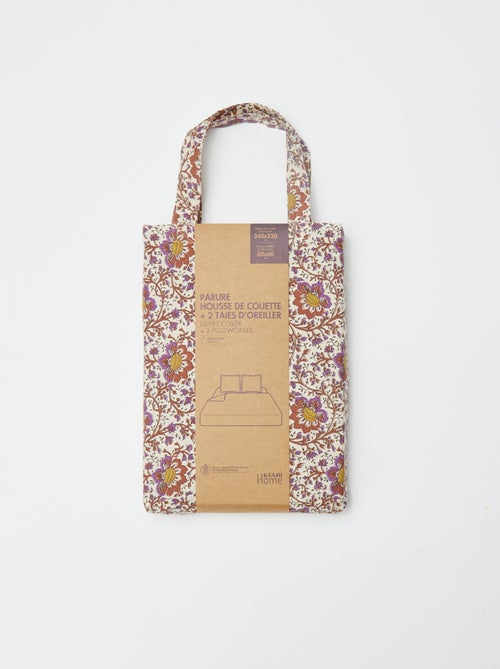 Dekbedovertrek 2-persoons (240 x 220cm) van katoen - Kiabi Home - Kiabi