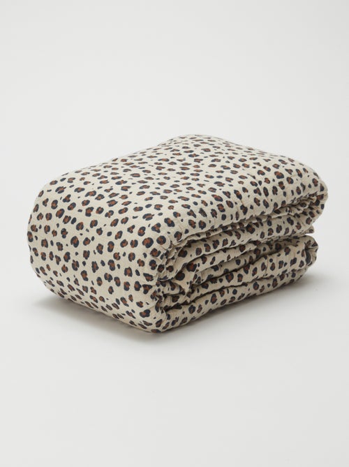 Dekbedovertrek 2-persoons (240 x 220cm) van katoengaas - Kiabi Home - Kiabi