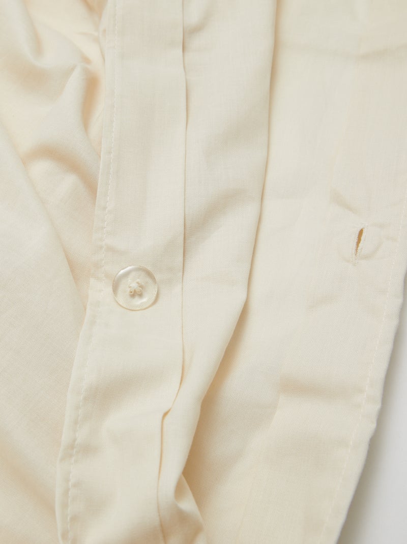 Dekbedovertrek (200 x 200cm) - Kiabi Home WIT - Kiabi