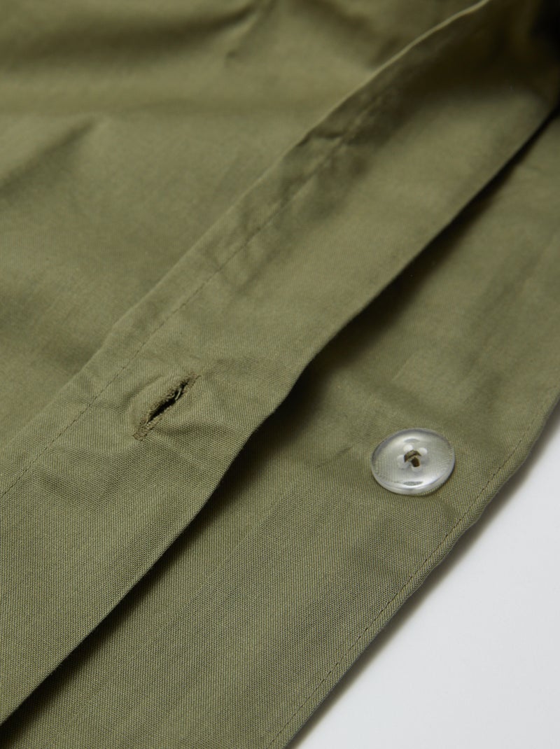 Dekbedovertrek (240 x 220 cm) - Kiabi Home groen - Kiabi