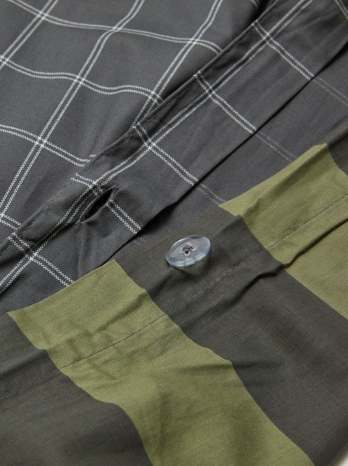 Dekbedovertrek (240x220 cm) + kussenslopen - Kiabi