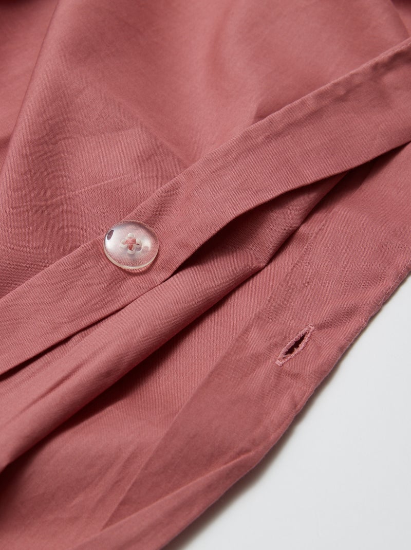 Dekbedovertrek (260x240 cm) - Kiabi Home ROSE - Kiabi