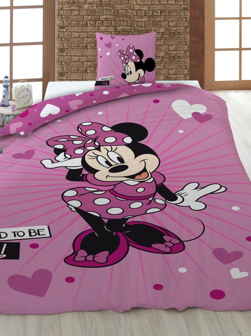 Dekbedovertrek 'Disney' 'Minnie' 140x220 cm - Kiabi
