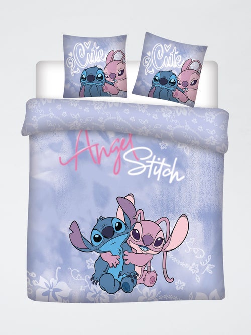 Dekbedovertrek 'Disney' 'Stitch' van katoen 240x220 - Kiabi