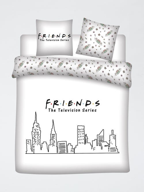 Dekbedovertrek 'Friends' 240x220 en 63x63 cm - Kiabi