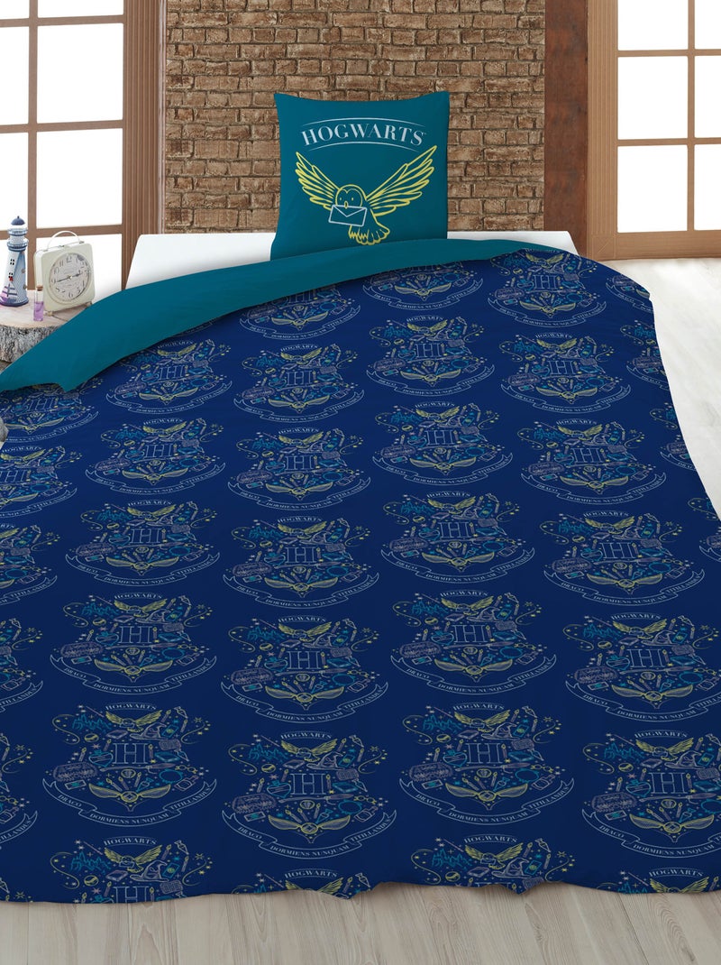 Dekbedovertrek 'Harry Potter' 140x200 cm Blauw - Kiabi