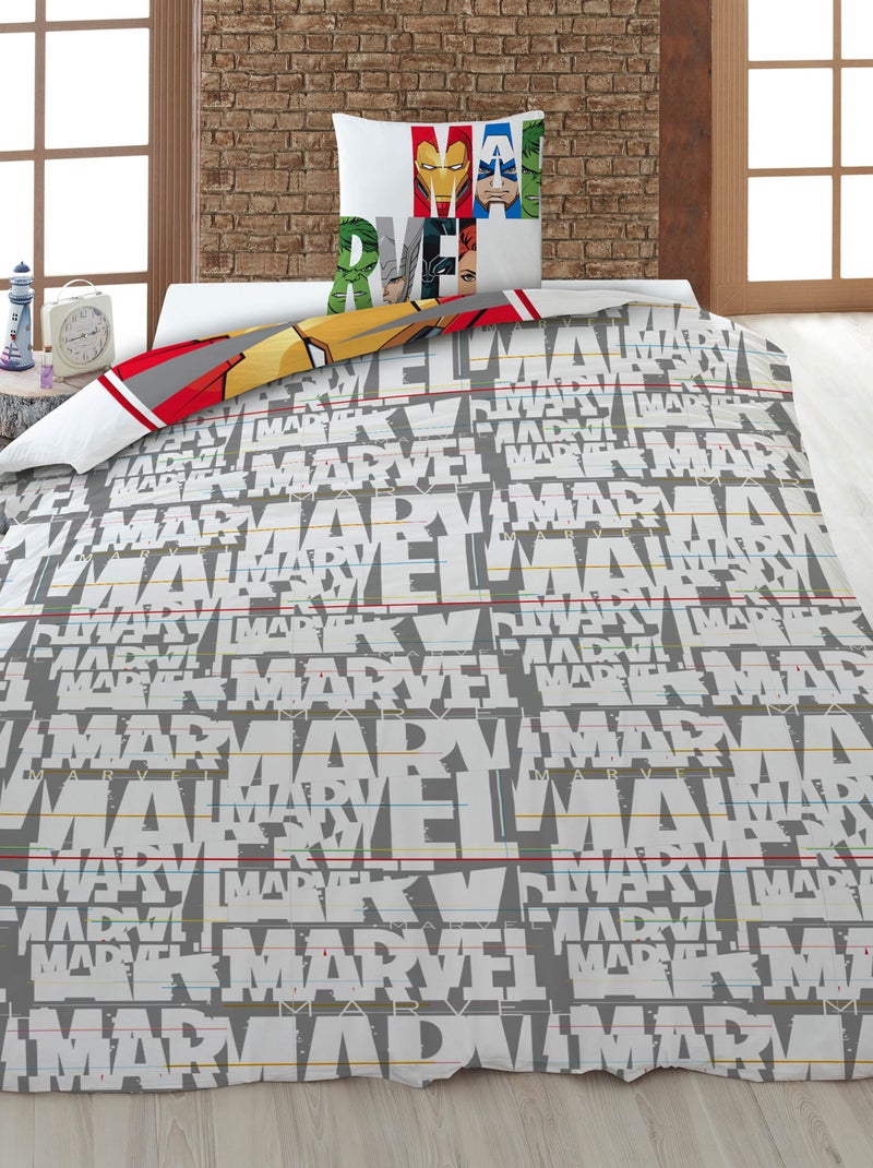 Dekbedovertrek 'marvel' - 140x200 cm Wit - Kiabi
