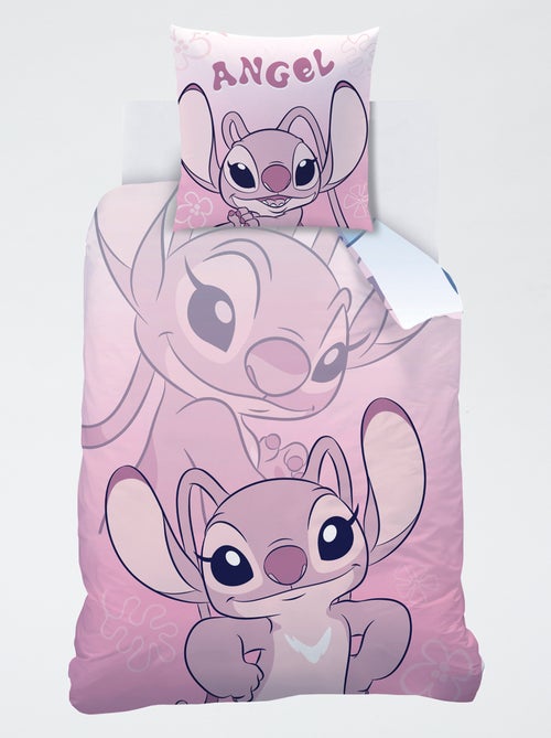 Dekbedovertrek met 'Stitch en Angel' print - 1-persoons - Kiabi