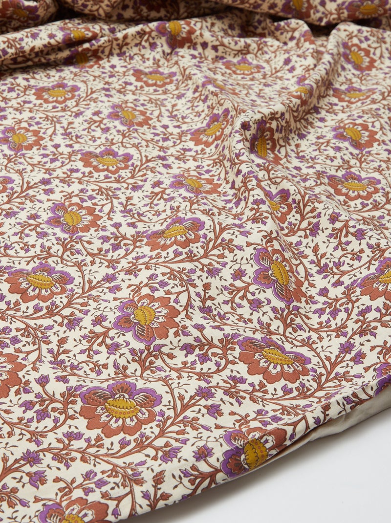 Dekbedovertrek van katoen (200 x 200 cm) - Kiabi Home Biege - Kiabi