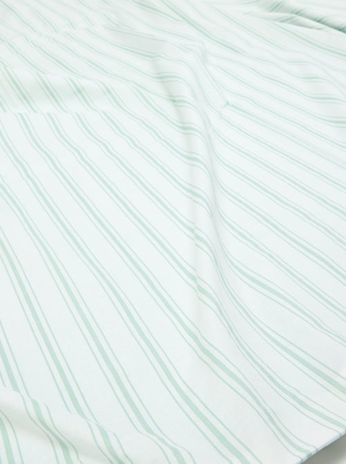 Dekbedovertrekset 1-persoons 140 x 200 cm van katoen met 57 draden - Kiabi Home - Kiabi Dekbedovertrekset 1-persoons 140 x 200 cm van katoen met 57 draden - Kiabi Home - Kiabi