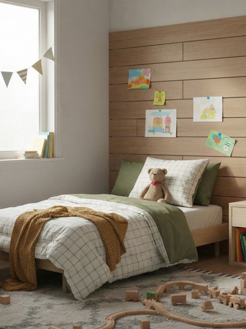 Dekbedovertrekset (140 x 200cm) + kussensloop - 2-delig - Kiabi