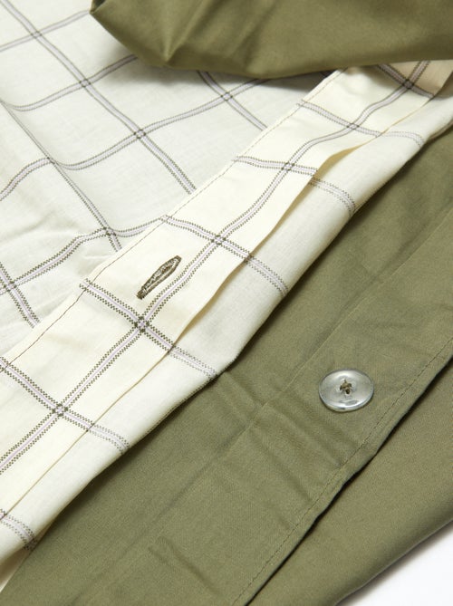 Dekbedovertrekset (140 x 200cm) + kussensloop - 2-delig - Kiabi