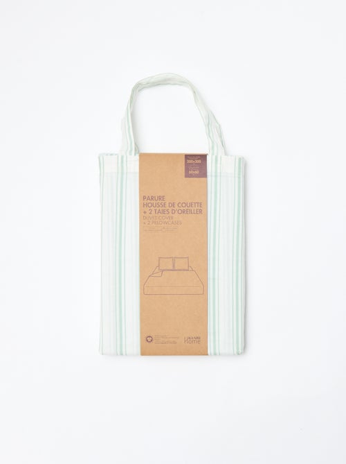 Dekbedovertrekset 2-persoons (200x200 cm) - Kiabi Home - Kiabi Dekbedovertrekset 2-persoons (200x200 cm) - Kiabi Home - Kiabi