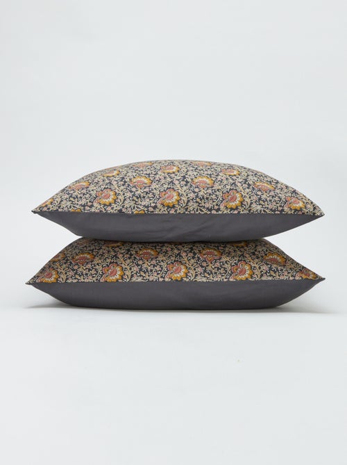 Dekbedovertrekset 2-persoons 240 x 220 cm van katoen - Kiabi Home - Kiabi Dekbedovertrekset 2-persoons 240 x 220 cm van katoen - Kiabi Home - Kiabi