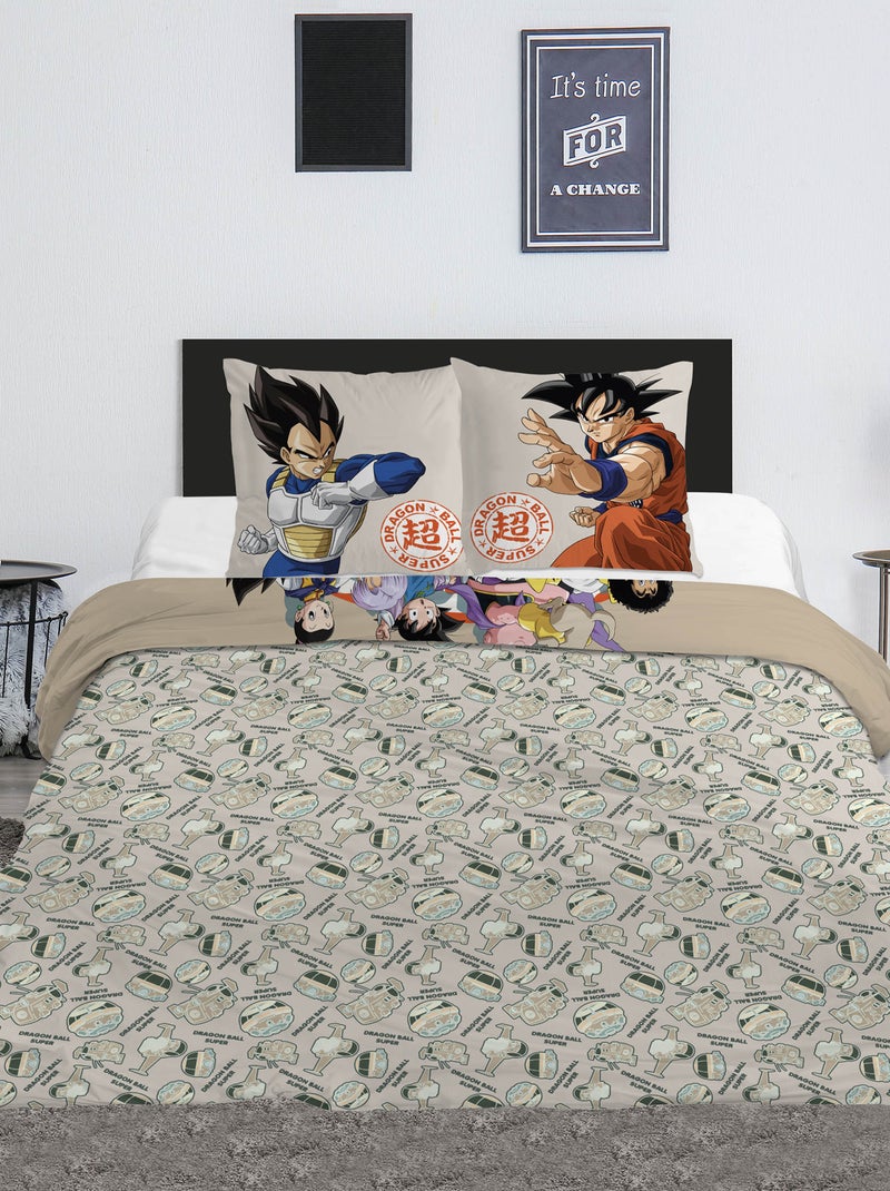 Dekbedovertrekset 'Dragon Ball Z' - 2-persoons Biege - Kiabi
