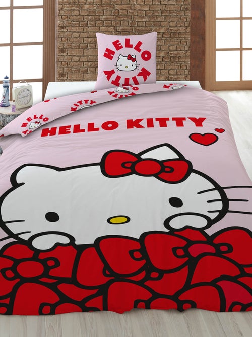 Dekbedovertrekset 'Hello Kitty' - 1 set - Kiabi