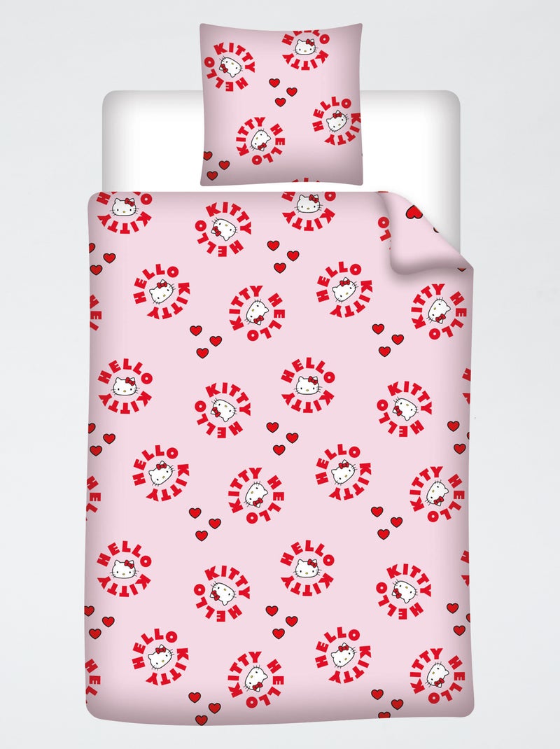 Dekbedovertrekset 'Hello Kitty' - 1 set Rood - Kiabi