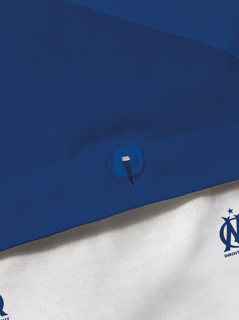 Dekbedovertrekset met print 'Olympique de Marseille' - 2 personen Blauw - Kiabi