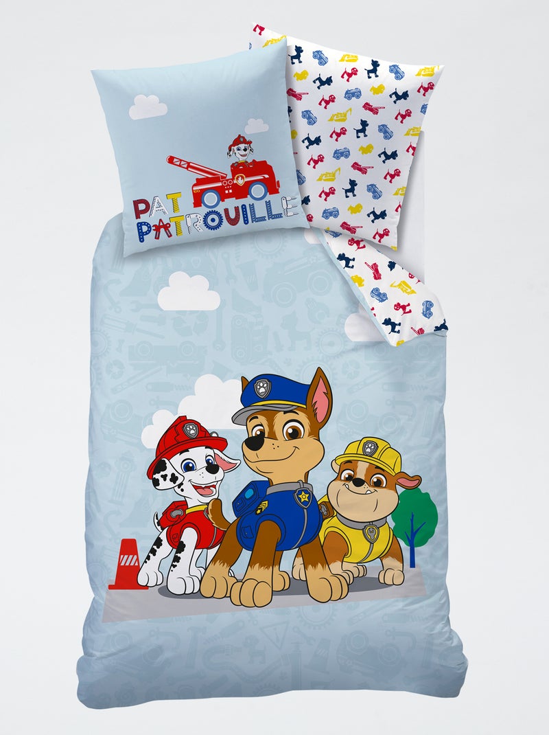Dekbedovertrekset 'Pat' Patrouille' - 1 persoon Wit - Kiabi