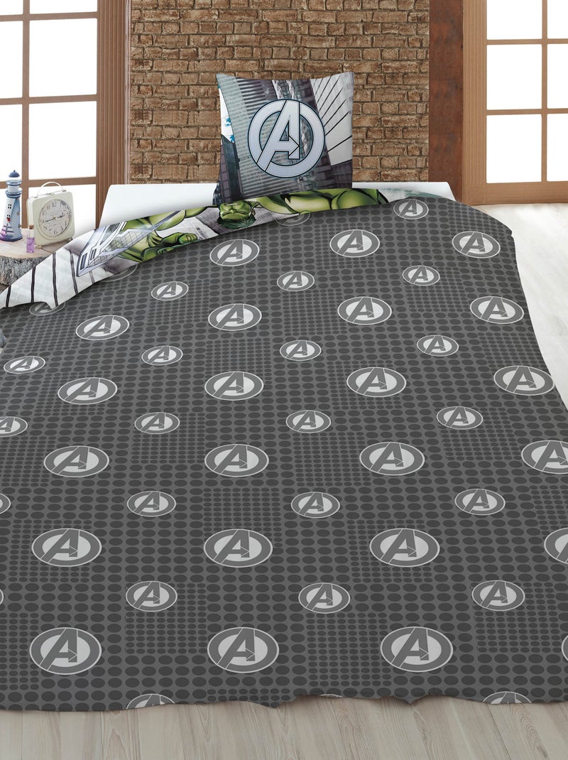 Dekbedset 'Avengers' - 1-persoonsbed Grijs - Kiabi