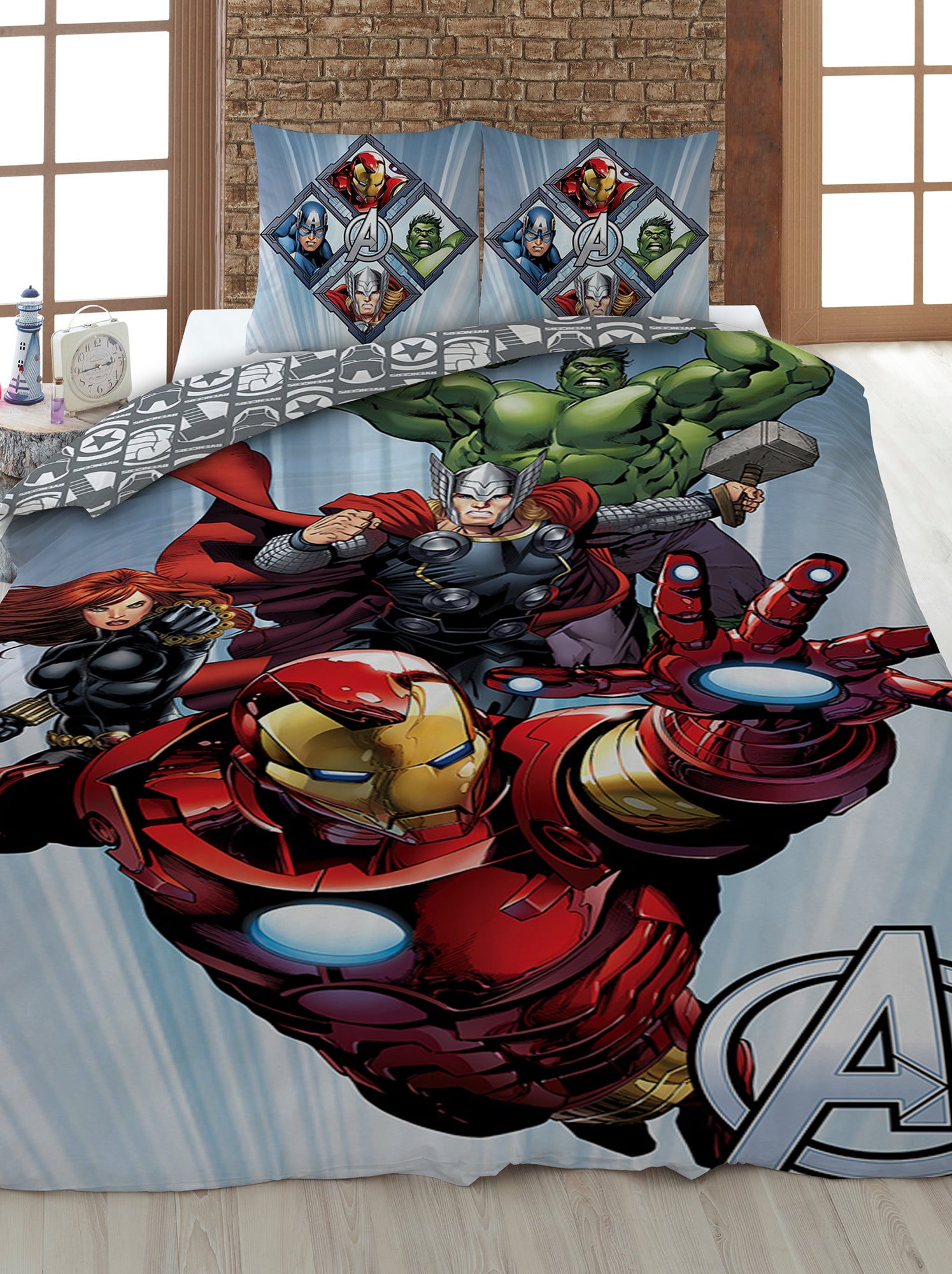 Avengers dekbedovertrek 140x200cm Avengers dekbedovertrek 140x200cm