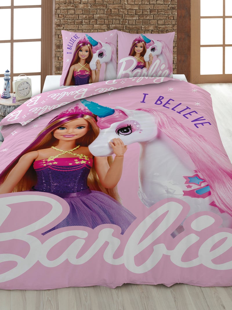 Dekbedset 'Barbie' - 1-persoonsbed ROSE - Kiabi