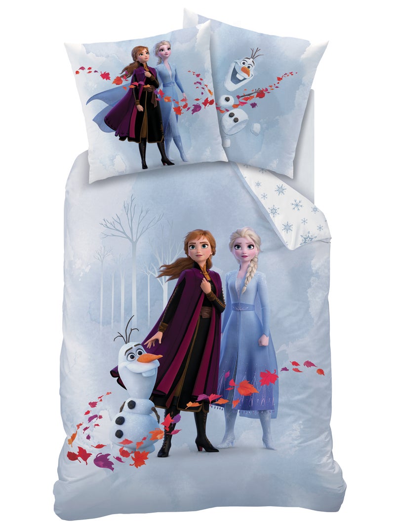 Dekbedset 'Frozen' - 1-persoonsbed blauw - Kiabi